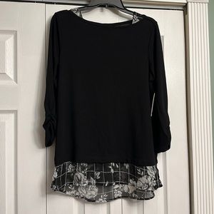 NWT black sweater